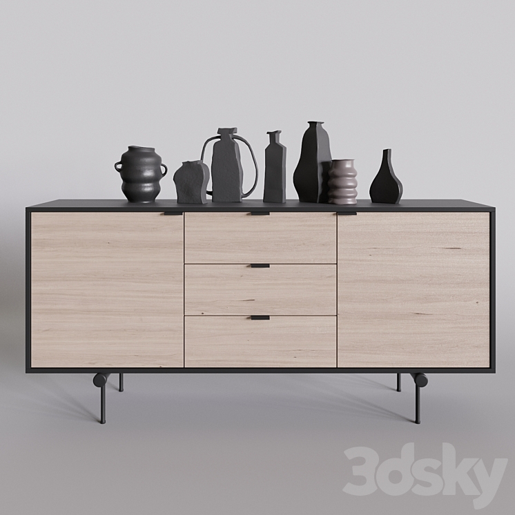 Sideboard 3DS Max - thumbnail 1