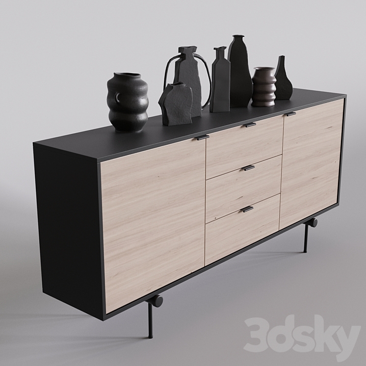 Sideboard 3DS Max - thumbnail 2