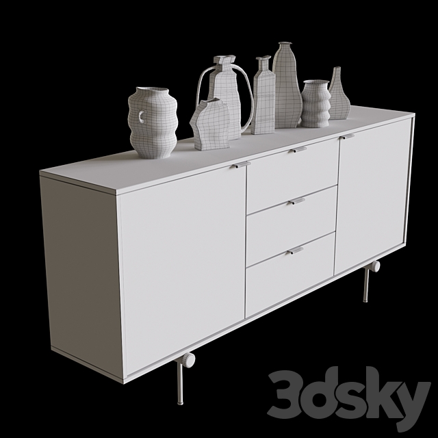 Sideboard 3DS Max Model - thumbnail 3