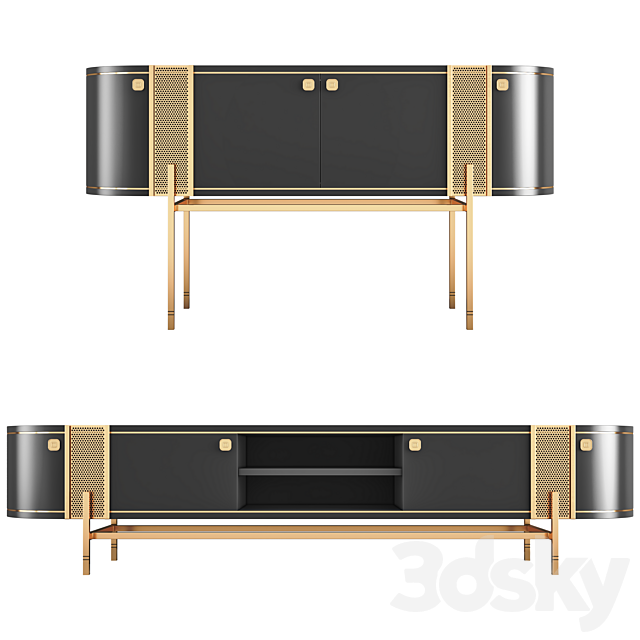 Sideboard and Tv cabinet # 15 3DSMax File - thumbnail 1