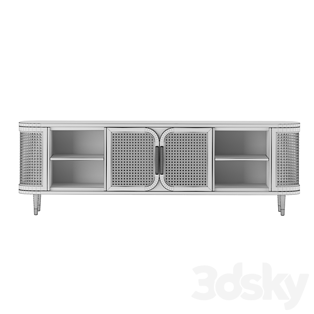 Sideboard Chest of drawer 03 3DSMax File - thumbnail 2