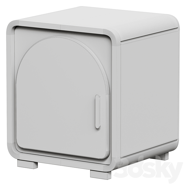 Sideboard Josiah Nightstand 3DSMax File - thumbnail 3