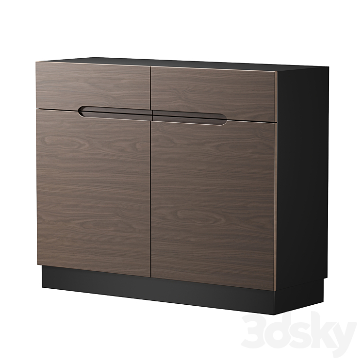 Sideboard KLAKKENES Ikea 3DS Max Model - thumbnail 1