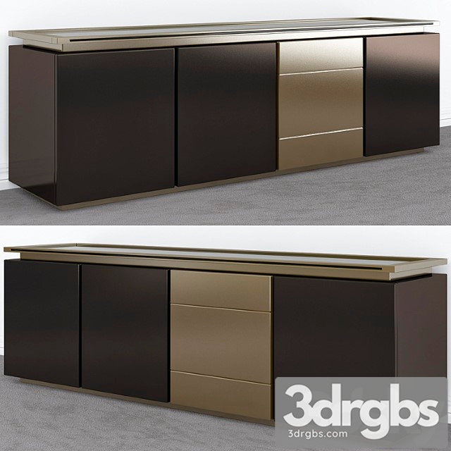 Sideboard Modern Minotti 3dsmax Download - thumbnail 1