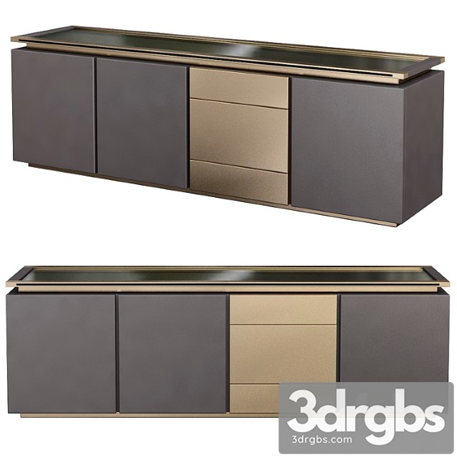 Sideboard modern minotti_3 2 3dsmax Download - thumbnail 1