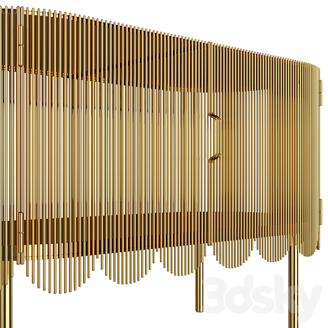 Sideboard Scarlet Splendour Designs Strings Credenza 3DSMax File - thumbnail 2