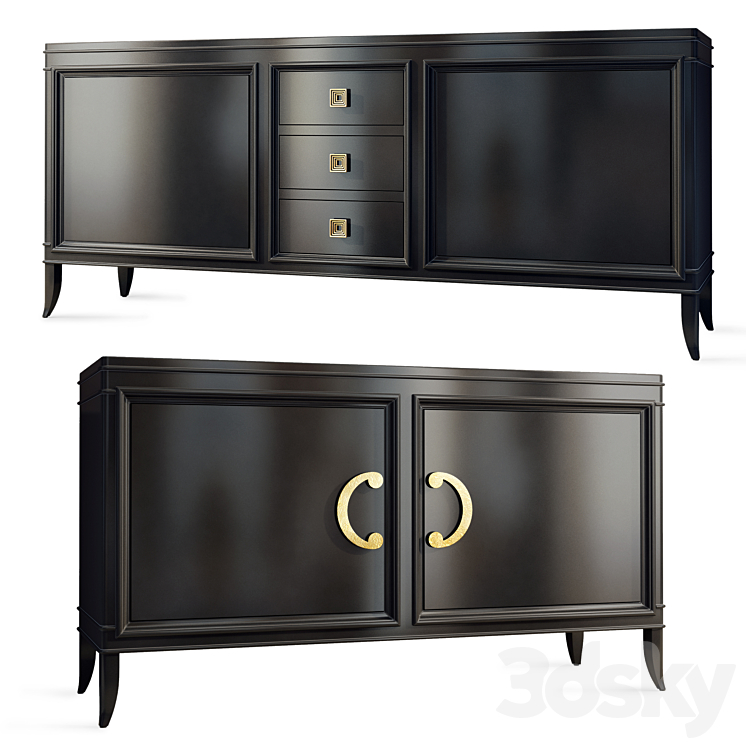 Sideboard \/ sideboard Olimpia .Sideboard accent dresser by ISABELLA COSTANTINI 3DS Max Model - thumbnail 1