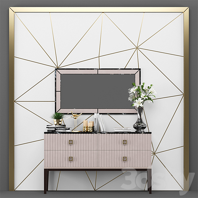 Sideboard_Artdeco_set 3DSMax File - thumbnail 1