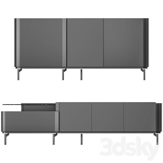 Sideboards 29 3DSMax File - thumbnail 2