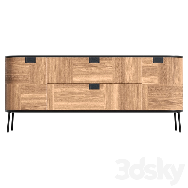 Sideboards Maxalto TESAURUS 3DS Max Model - thumbnail 2