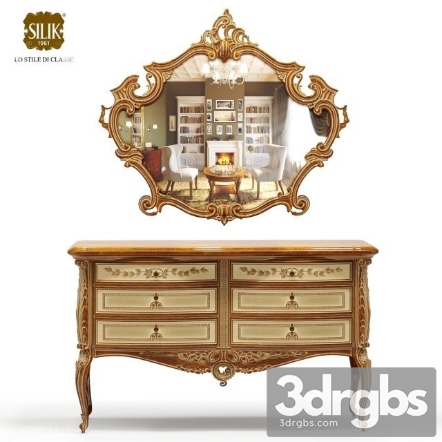 Silik Vesta Chest Of Drawers 3dsmax Download - thumbnail 1