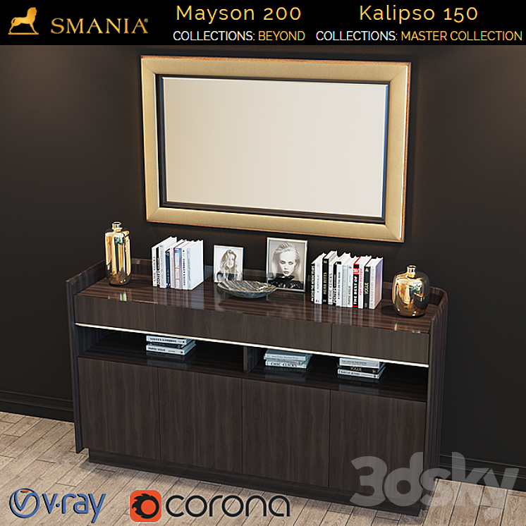 SMANIA Mayson 200 Kalipso 150 3DS Max - thumbnail 2