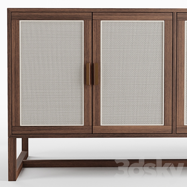 Sorren Media Cabinet 3DS Max Model - thumbnail 6