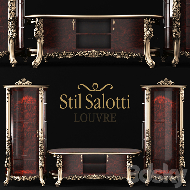 Stil Salotti LOUVRE 3DS Max - thumbnail 1