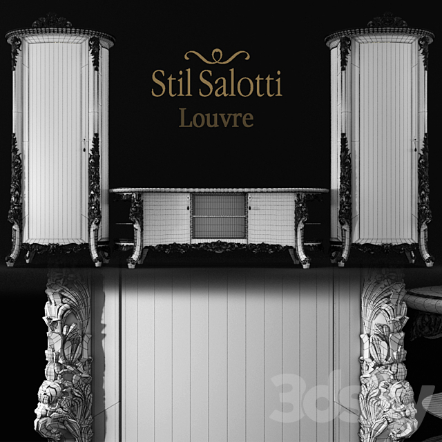 Stil Salotti LOUVRE 3DSMax File - thumbnail 3