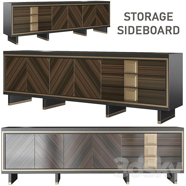 Storage Sideboard by Brendan Wong Design 3DSMax File - thumbnail 1