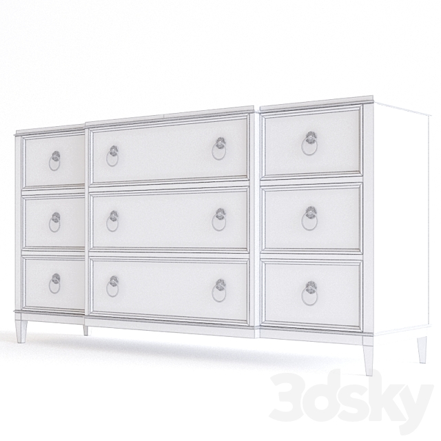 Sutton House Dresser 3DSMax File - thumbnail 3