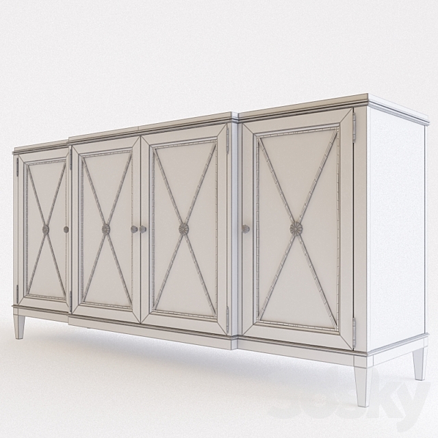 Sutton House Entertainment Console 3DS Max Model - thumbnail 3