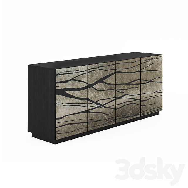 Sylvan credenza by bernhardt 3DSMax File - thumbnail 2