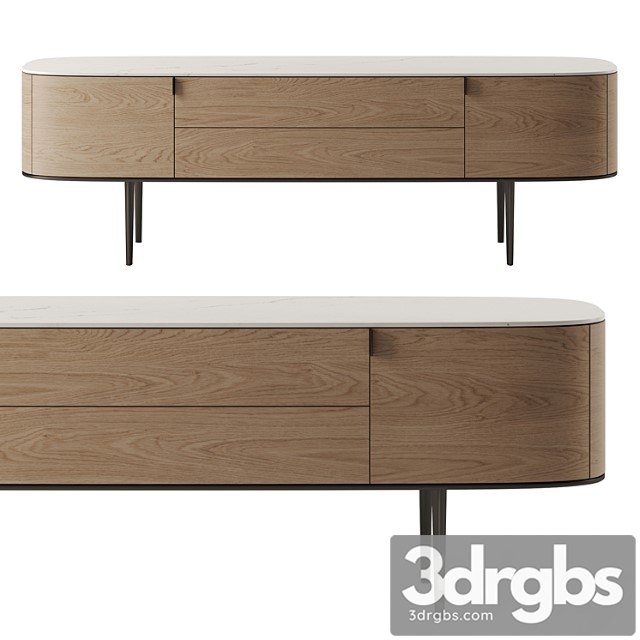 Symphony Sideboard By Poliform 3dsmax Download - thumbnail 1