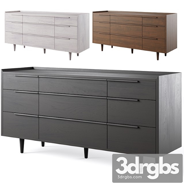 Tate 9-drawer dresser by crate and barrel - thumbnail 1