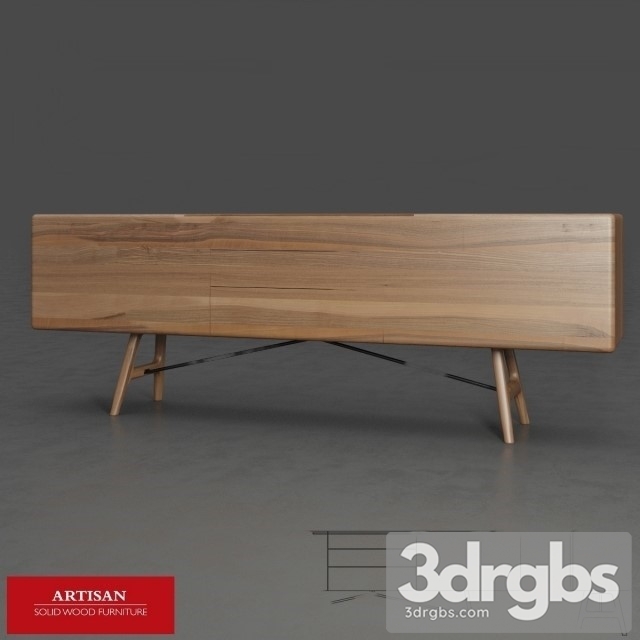 Tesa Sideboard 3dsmax Download - thumbnail 1