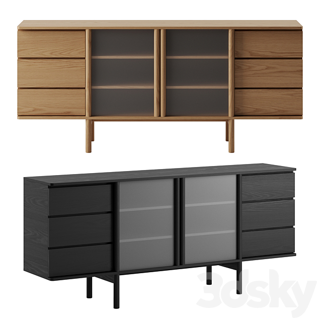 The Rikyu Sideboard by Ariake 3DSMax File - thumbnail 1