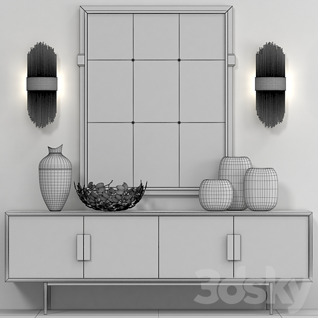 The Sofa and Chair Company – Ascot sideboard 3DSMax File - thumbnail 3