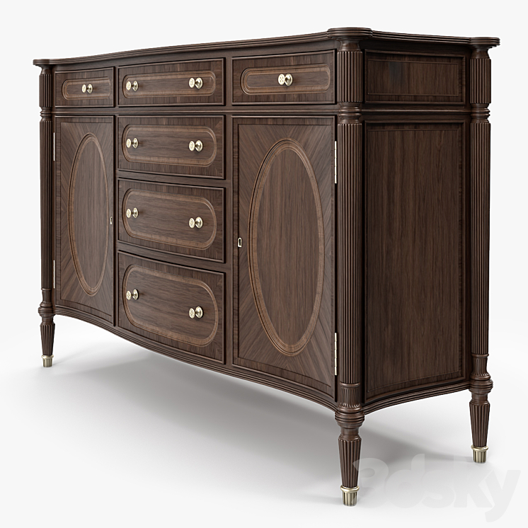 Theodore Alexander South Parade Sideboard 3DS Max - thumbnail 2