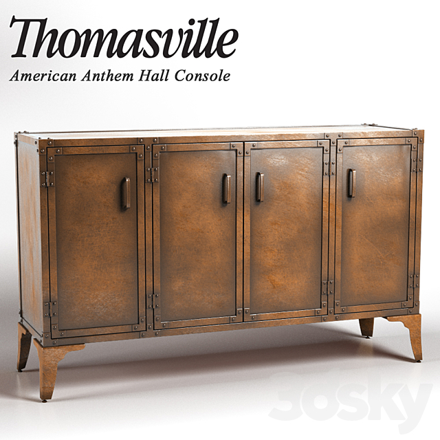 Thomasville American Anthem Hall Console 3DSMax File - thumbnail 1