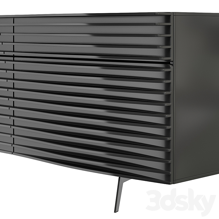 Tide buffet sideboard by karim rashid 3DS Max Model - thumbnail 2