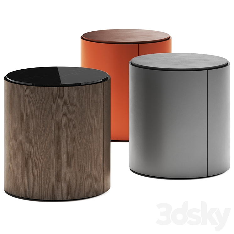 Top Lema Bedside Cabinet 3DS Max Model - thumbnail 1