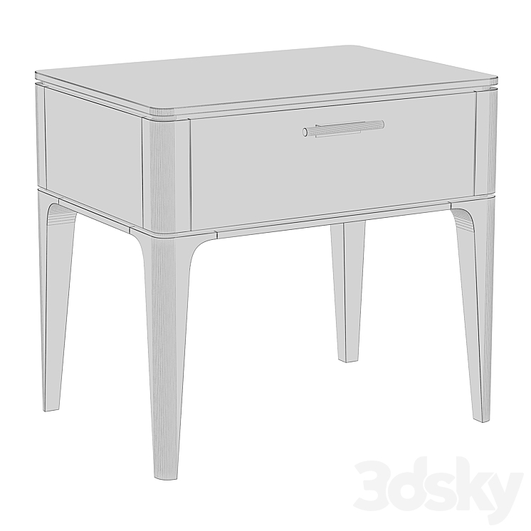 TOSCONOVA LUNGARNO nightstand 3DS Max - thumbnail 2