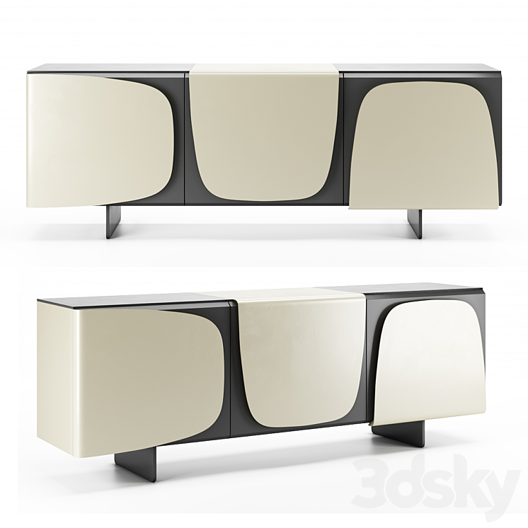 TRILOGY Sideboard by Ozzio Italia 3DS Max Model - thumbnail 3