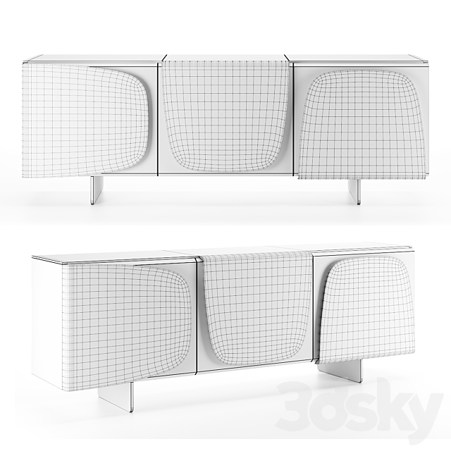 TRILOGY Sideboard by Ozzio Italia 3DSMax File - thumbnail 2