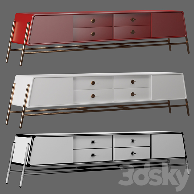 Tulpar Chest of Drawers 3DSMax File - thumbnail 2