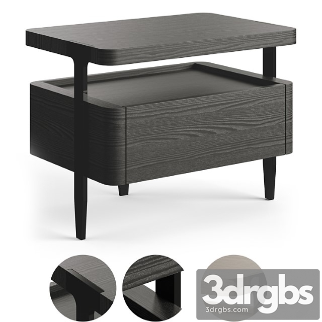 Turri Domus Bedside Table By Matteo Nunziati 3dsmax Download - thumbnail 1