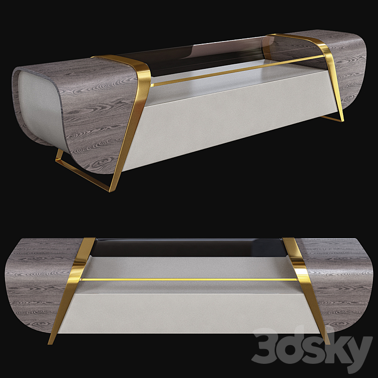 TURRI – Sideboard 3DS Max - thumbnail 1