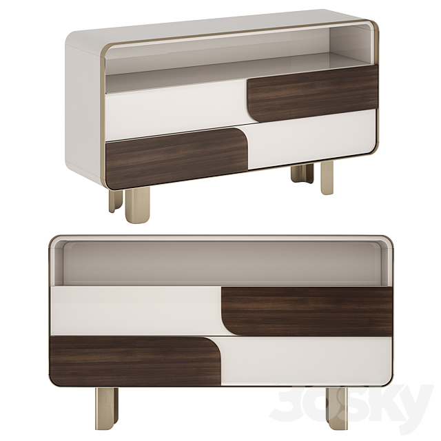 Turri SOUL Chest Of Drawers 3ds Max - thumbnail 2