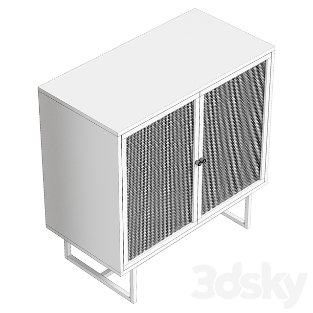 Tuveson Steel Accent Cabinet 3DS Max Model - thumbnail 6