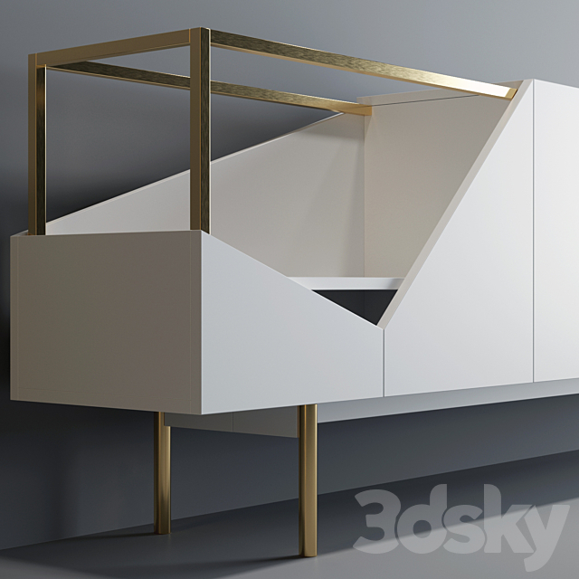 TV cabinet 3DSMax File - thumbnail 2