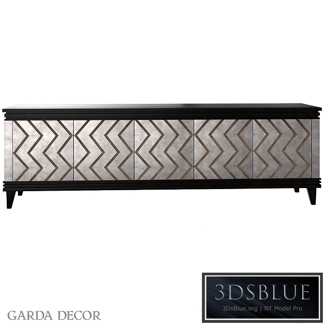 TV CABINET ART-1973-TV Garda Decor 3DS Max - thumbnail 3