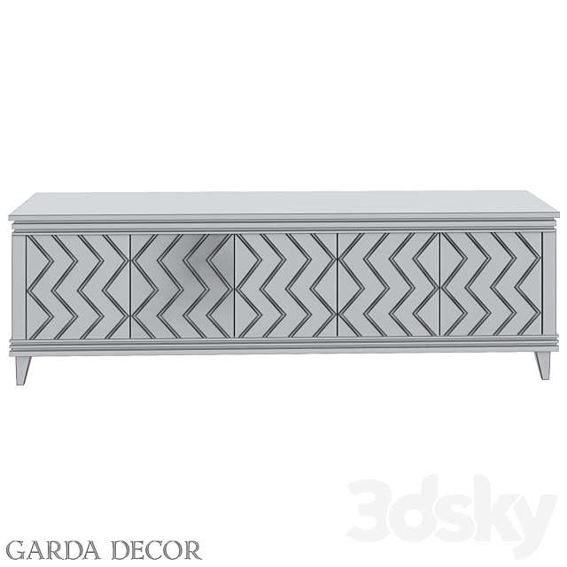 TV CABINET ART-1973-TV Garda Decor 3DSMax File - thumbnail 2