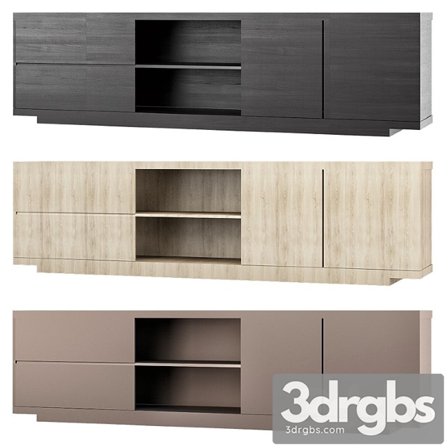 Tv cabinet crosby – eichholtz 2 3dsmax Download - thumbnail 1