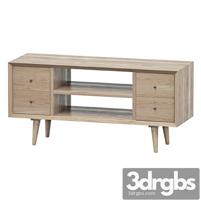 Tv cabinet furnitera jordan 2 3dsmax Download - thumbnail 1