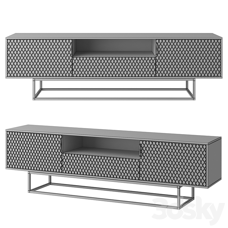 TV cabinet Vigo-1 3DS Max - thumbnail 2