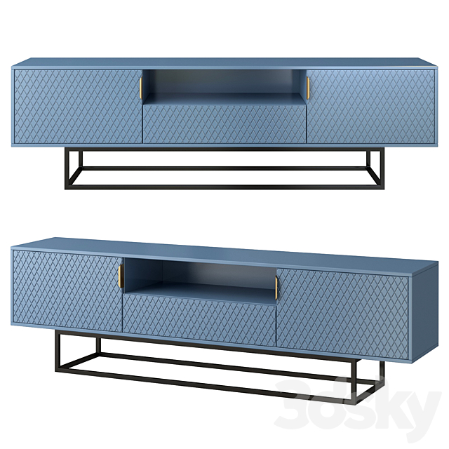 TV cabinet Vigo-1 3DSMax File - thumbnail 1