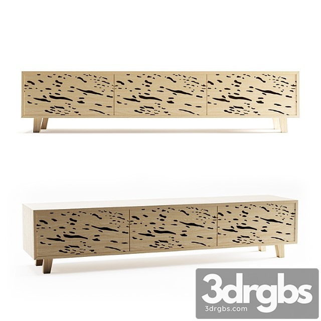 Tv rack archpole naturale 2 3dsmax Download - thumbnail 1