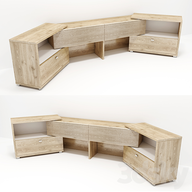 TV stand 3DSMax File - thumbnail 1