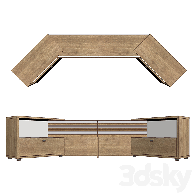 TV stand 3DSMax File - thumbnail 2